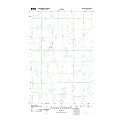 2011 Map of Rice Lake NW, 2011 Print