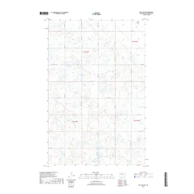 2017 Map of Rice Lake NW, 2017 Print