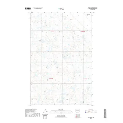 2020 Map of Rice Lake NW, 2020 Print