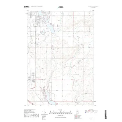 2018 Map of Rice Lake South, 2018 Print