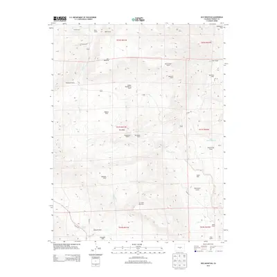 2013 Map of Rice Mountain, 2013 Print