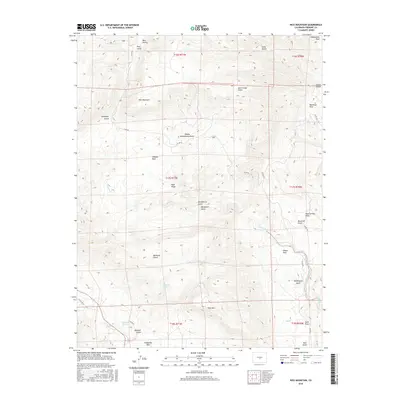 2016 Map of Rice Mountain, 2016 Print