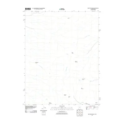 2011 Map of Rice Mountain, 2011 Print