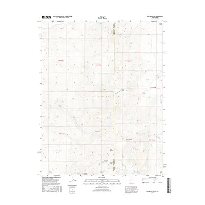 2017 Map of Rice Mountain, 2017 Print