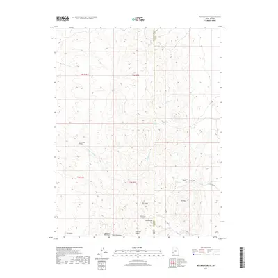2020 Map of Rice Mountain, 2020 Print