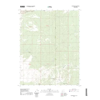 2023 Map of Rice Mountain, 2023 Print