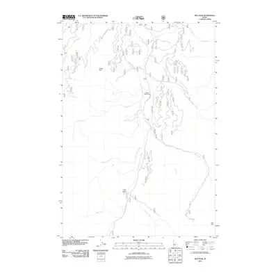 2011 Map of Rice Peak, 2011 Print