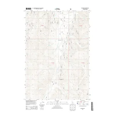 2013 Map of Rice Peak, 2013 Print