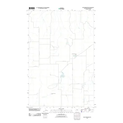 2011 Map of Rice Reservoir, 2011 Print