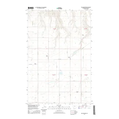 2017 Map of Rice Reservoir, 2017 Print
