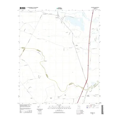 2014 Map of Riceboro, 2014 Print