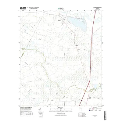 2017 Map of Riceboro, 2017 Print