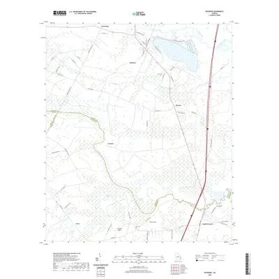 2020 Map of Riceboro, 2020 Print