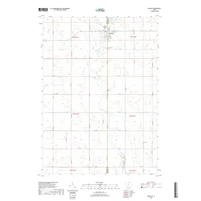 2018 Map of Riceville, 2018 Print