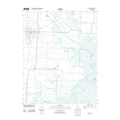 2011 Map of Rich Hill, 2011 Print