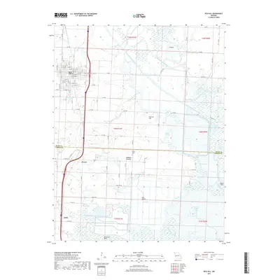 2017 Map of Rich Hill, 2017 Print