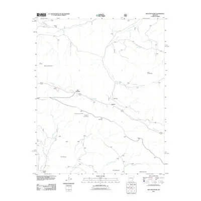 2011 Map of Rich Mountain, 2011 Print