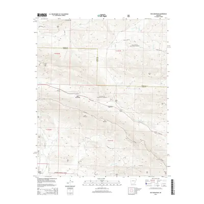 2014 Map of Rich Mountain, 2014 Print