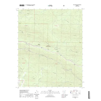 2020 Map of Rich Mountain, 2020 Print