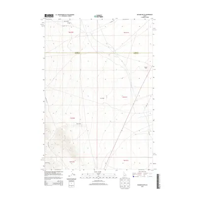 2013 Map of Richard Butte, 2013 Print