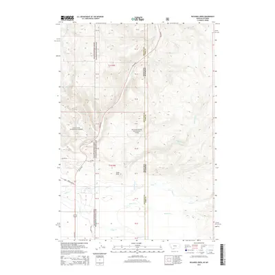 2014 Map of Richards Creek, 2014 Print