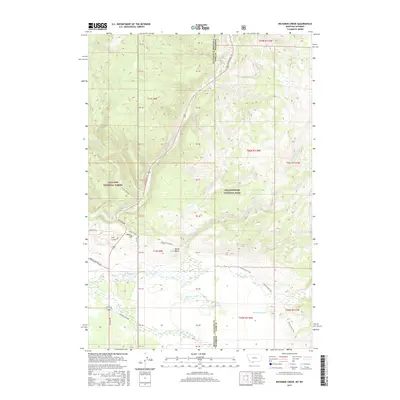 2017 Map of Richards Creek, 2017 Print