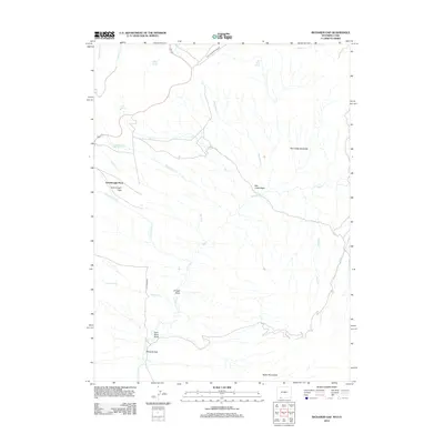 2012 Map of Richards Gap, 2012 Print