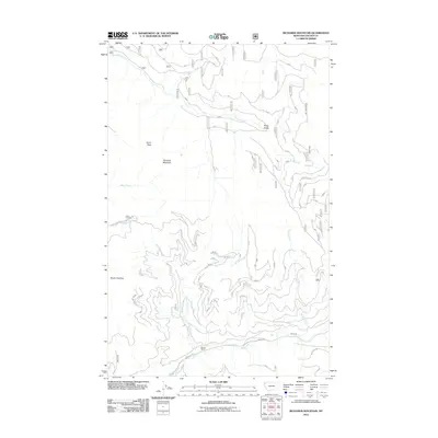 2011 Map of Richards Mountain, 2011 Print
