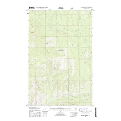 2017 Map of Richards Mountain, 2017 Print