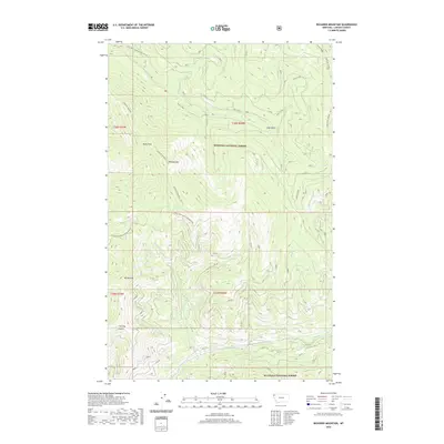 2020 Map of Richards Mountain, 2020 Print