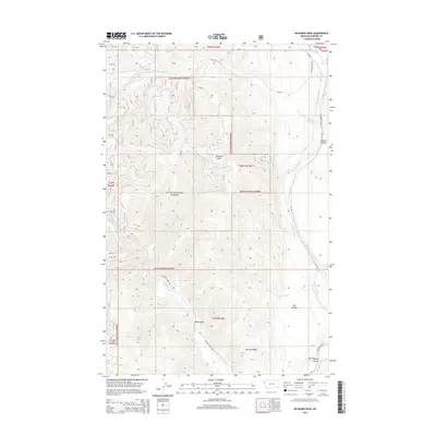 2014 Map of Richards Peak, 2014 Print