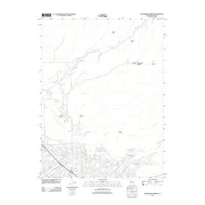 2012 Map of Richardson Springs, 2012 Print