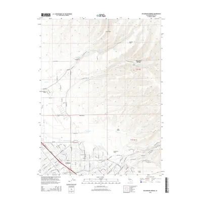 2015 Map of Richardson Springs, 2015 Print