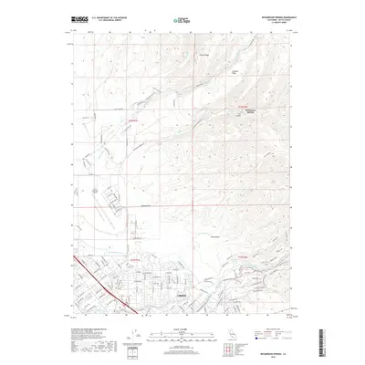 2018 Map of Richardson Springs, 2018 Print