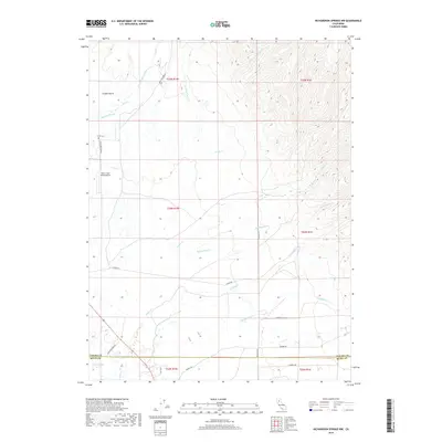 2018 Map of Richardson Springs NW, 2018 Print