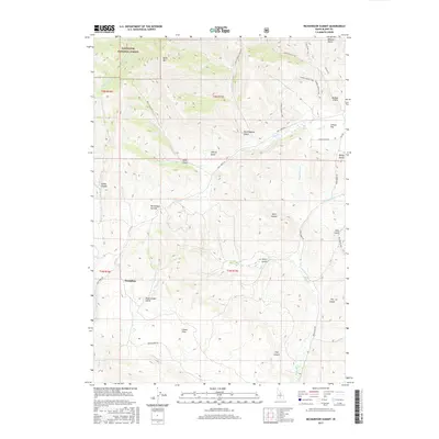 2017 Map of Richardson Summit, 2017 Print