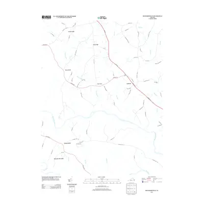 2013 Map of Richardsville, 2013 Print