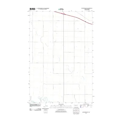 2011 Map of Richardton SE, 2011 Print