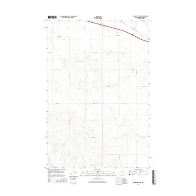2014 Map of Richardton SE, 2014 Print