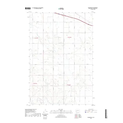 2018 Map of Richardton SE, 2018 Print