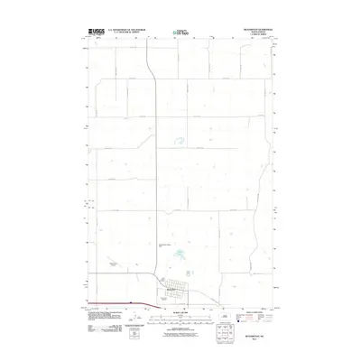 2011 Map of Richardton, 2011 Print