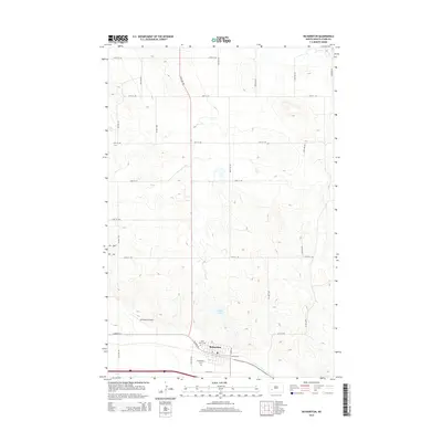 2014 Map of Richardton, 2014 Print