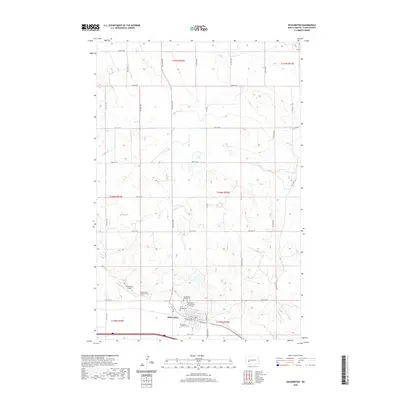 2020 Map of Richardton, 2020 Print