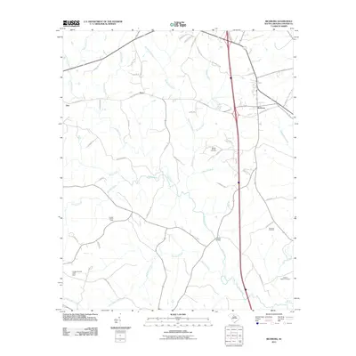 2011 Map of Richburg, 2011 Print