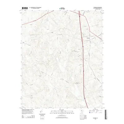 2014 Map of Richburg, 2014 Print
