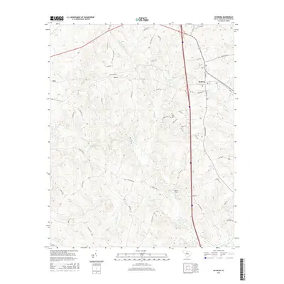2017 Map of Richburg, 2017 Print