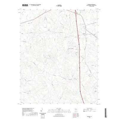 2020 Map of Richburg, 2020 Print