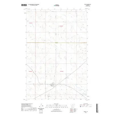 2020 Map of Richey, 2020 Print