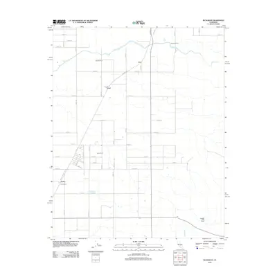 2012 Map of Richgrove, 2012 Print