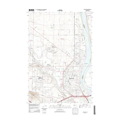 2014 Map of Richland, 2014 Print